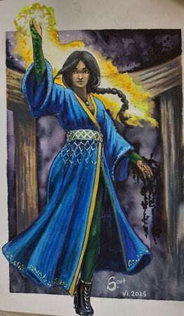 Płomień stosu (własne)