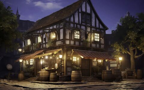 Karczma na zewnątrz